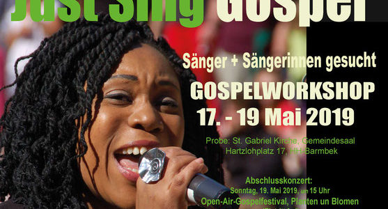 It’s Gospeltime in Hamburg, 17.-19. Mai 2019
